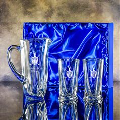 Engraved Barley Jug and Barley Hiball Glasses Gift Set