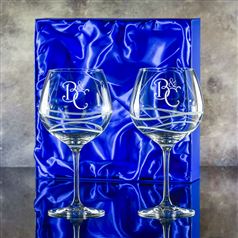 Two Swirl Gin Bloom Glasses Gift Set