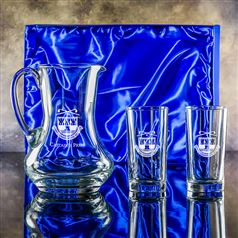 Crystal Leander Jug and Toscana Hiballs Gift Set