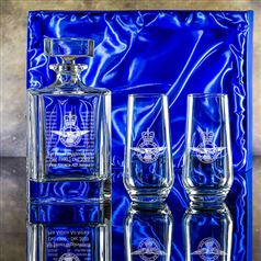 Atlas Gin Decanter and Gin Hiball Glasses Set