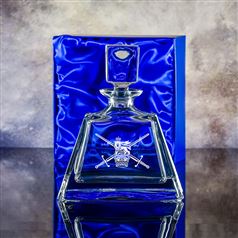 Admissable Crystal Engraved Decanter Gift