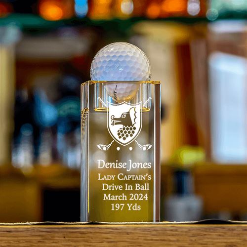 Large Golf Ball Hole in One Tee Light Drive In Ball Holder