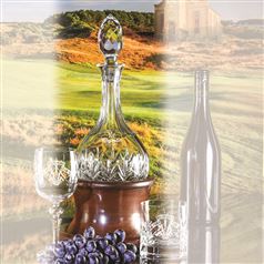 Cut Port Hogget Decanter On Wooden Base