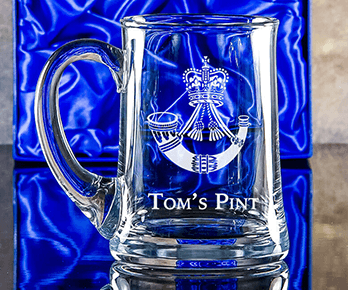 Crystal Engraved Beer Tankards